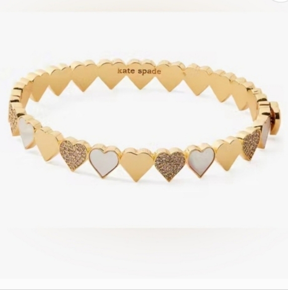 Kate Spade New York‎ Take Heart Hinge Bangle Bracelet NWT - Picture 9 of 11